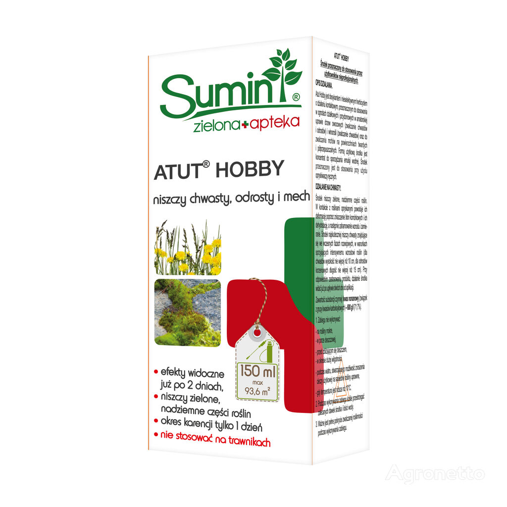 ADVANTAGE HOBBY SUMIN 150ML КОНТРОЛИРУЕТ СОРНЯКИ И МХ БЕЗ ГЛИФОСАТА