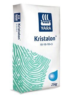 новый стимулятор роста растений Yara Kristalon Zielony 18-18-18 25kg