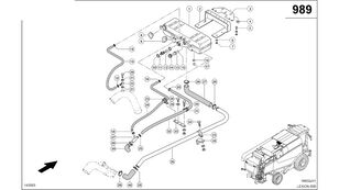 расширительный бачок Claas Lexion 600 ZBIORNIK WYRÓWNAWCZY  0007982500 (Zbiornik wyrównawcz для зерноуборочного комбайна Claas Lexion 600