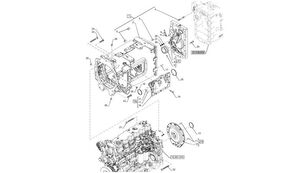 сайлентблок 90mm id x 110mm od x 59,5mm 87528657 для трактора колесного New Holland T6070