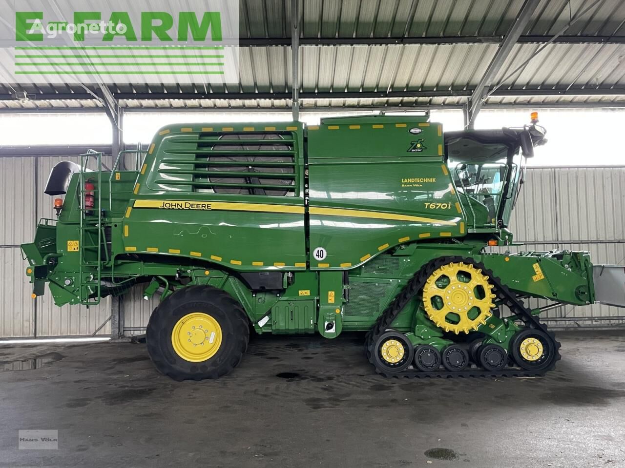 зерноуборочный комбайн John Deere t670i